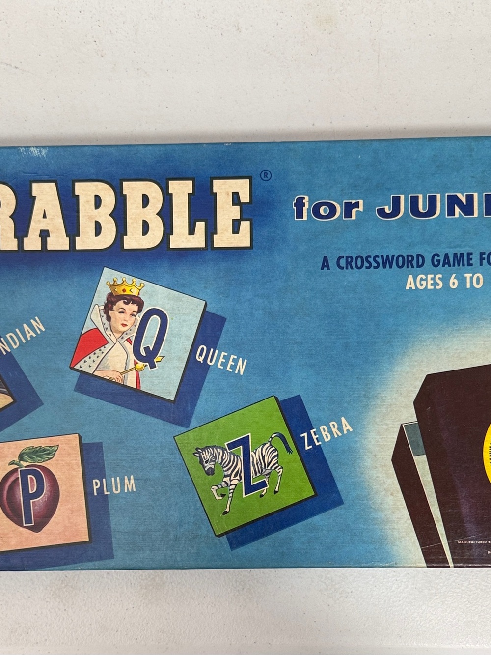 Vintage Scrabble for Juniors Complete Board Game